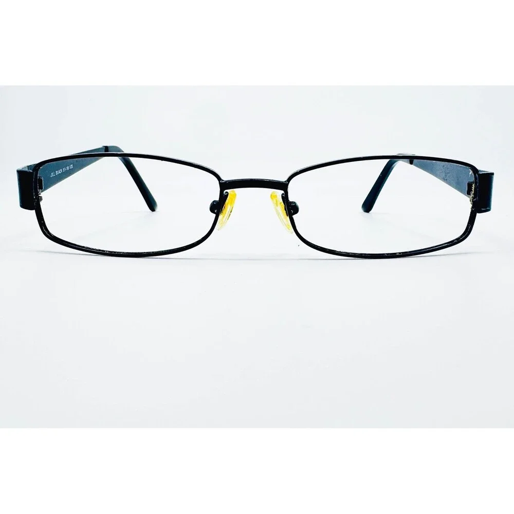 Jill Eyeglasses Frames Womens Black Rectangle Full Rim 51-16-135